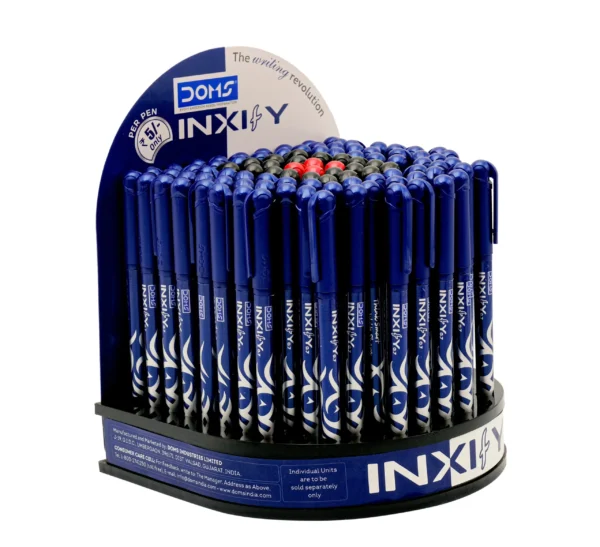 DOMS Ball Pen Blue – Smooth Writing Ball Pen 100psc pack