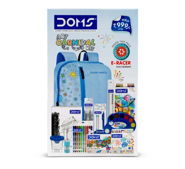 DOMS Art Carnival Kit – Complete Drawing & Colouring Kit for Kids