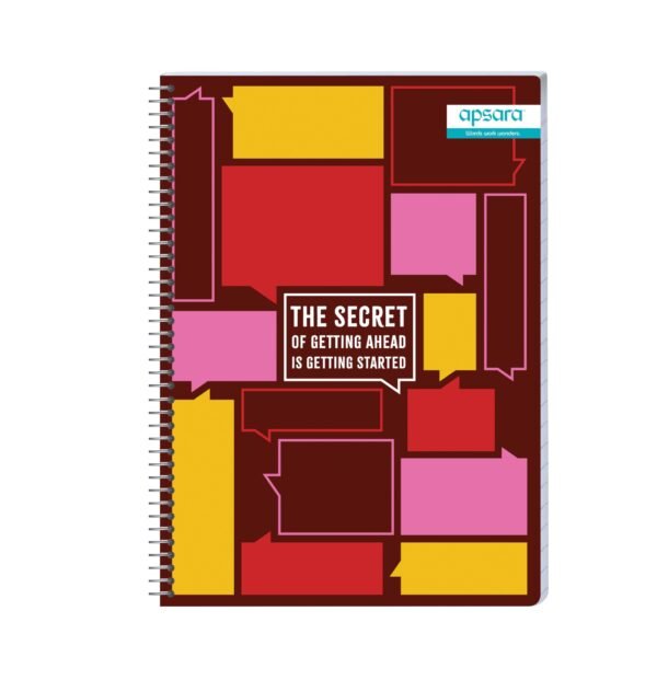 Apsara Spiral Notebook – 600 Pages | Premium A4 Spiral Book